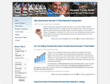 Tablet Screenshot of norwalk-condo-guide.com